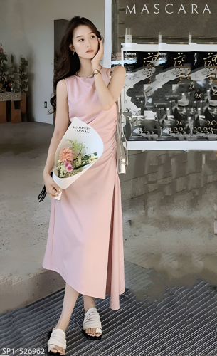 Elmina Dress _ Hồng